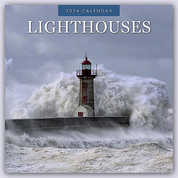 Lighthouses - Leuchttürme 2024 - 16-Monatskalender, Red Robin Publishing Ltd