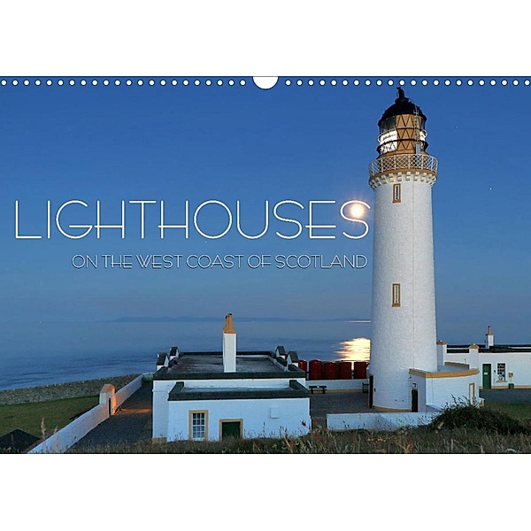 Lighthouses on the West Coast of Scotland (Wall Calendar 2023 DIN A3 Landscape), Udo Haafke
