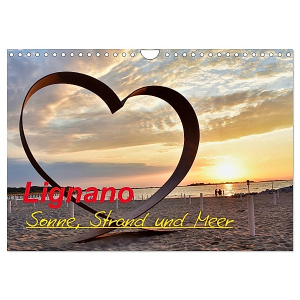 Lignano - Sonne, Strand und Meer (Wandkalender 2025 DIN A4 quer), CALVENDO Monatskalender, Calvendo, Enrico Palme