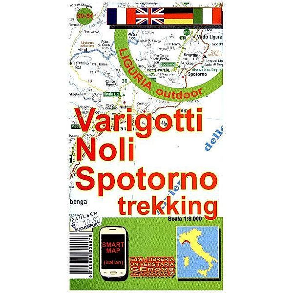 Liguria outdoor / Varigotti, Noli, Spotorno Trekking Karte