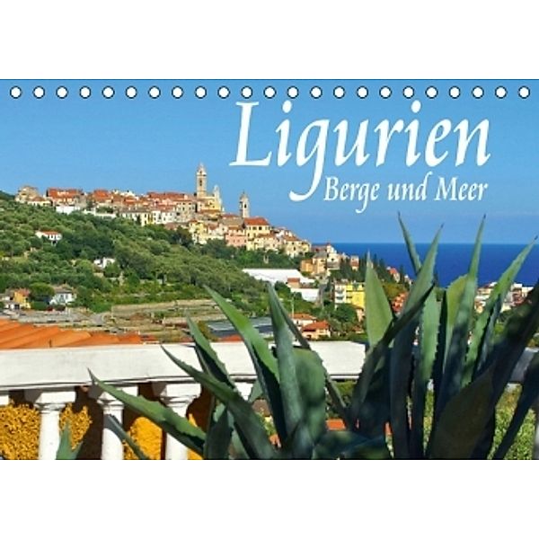 Ligurien - Berge und Meer (Tischkalender 2015 DIN A5 quer), LianeM
