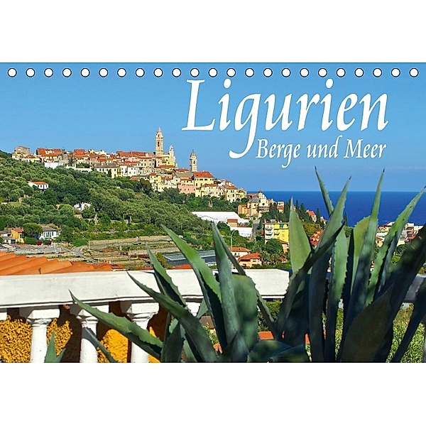Ligurien - Berge und Meer (Tischkalender 2018 DIN A5 quer), LianeM