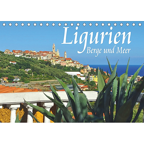 Ligurien - Berge und Meer (Tischkalender 2019 DIN A5 quer), LianeM