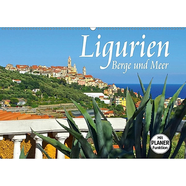 Ligurien - Berge und Meer (Wandkalender 2021 DIN A2 quer), LianeM