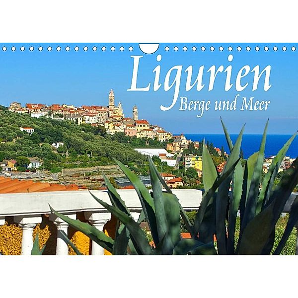 Ligurien - Berge und Meer (Wandkalender 2023 DIN A4 quer), LianeM