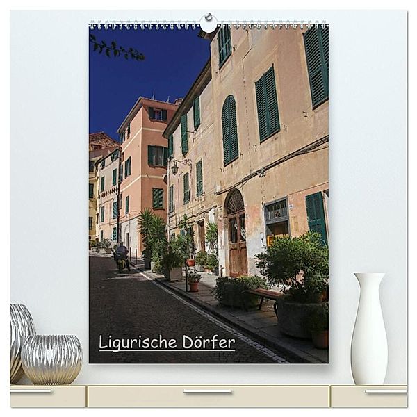 Ligurische Dörfer (hochwertiger Premium Wandkalender 2024 DIN A2 hoch), Kunstdruck in Hochglanz, Skao-Fotografie by Marco Odasso