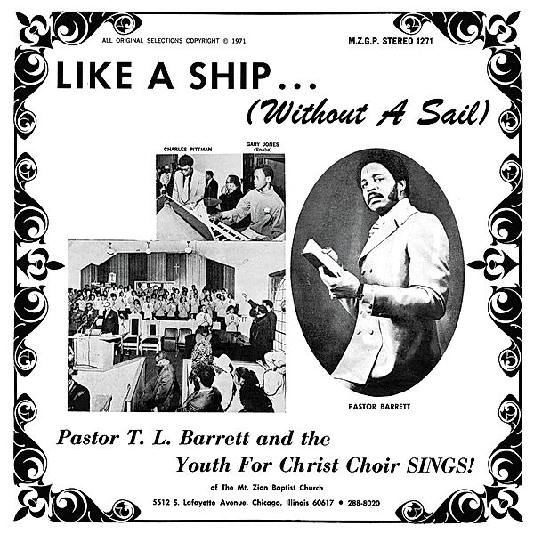 Like A Ship (Without A Sail) (Ice Wind Vinyl), Pastor T.L.Barrett & The Youth For Christ Choir