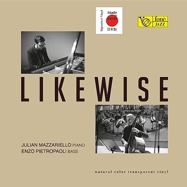 Likewise (Color Transparent Vinyl), Julian Mazzariello & Enzo Pietropaoli