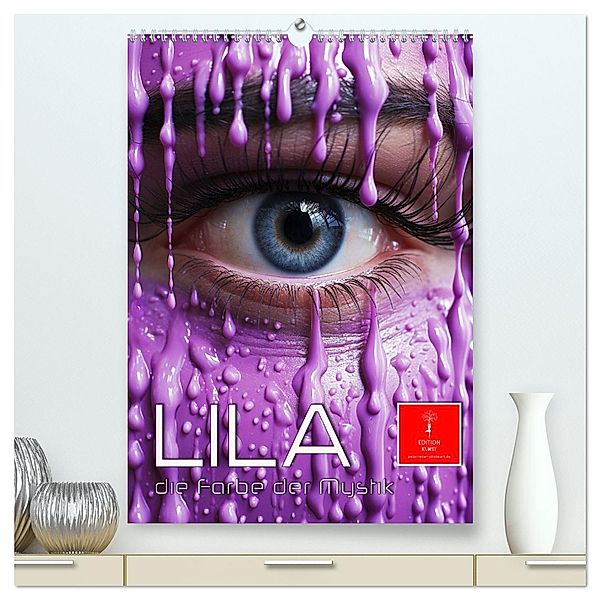 Lila, die Farbe der Mystik (hochwertiger Premium Wandkalender 2024 DIN A2 hoch), Kunstdruck in Hochglanz, Calvendo, Peter Roder