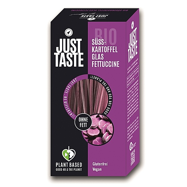 Lila Süßkartoffel Fettuccine Bio von Just Taste (250 g)