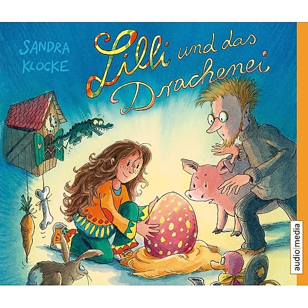 Lilli und das Drachenei, 3 Audio-CDs, Sandra Klocke