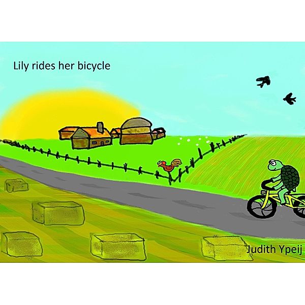 Lily rides her bicycle, Judith Ypeij