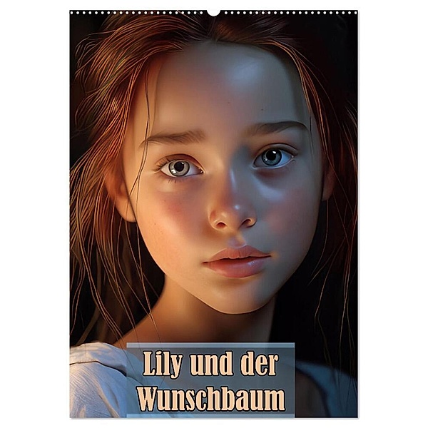 Lily und der Wunschbaum (Wandkalender 2024 DIN A2 hoch), CALVENDO Monatskalender, Liselotte Brunner-Klaus