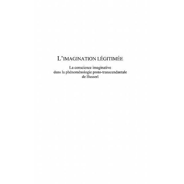 L'imagination legitimee / Hors-collection, Dubosson Samuel