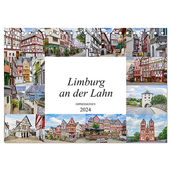 Limburg an der Lahn Impressionen (Tischkalender 2024 DIN A5 quer), CALVENDO Monatskalender, Dirk Meutzner