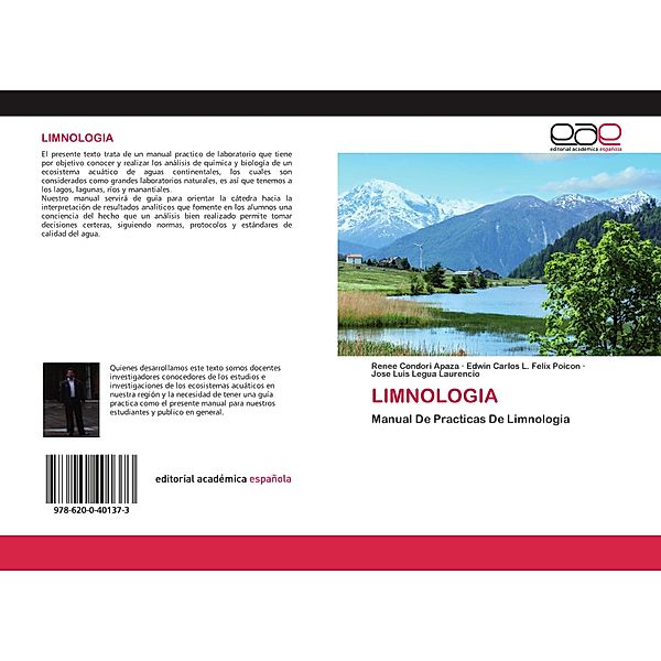 LIMNOLOGIA, Renee Condori Apaza, Edwin Carlos L. Felix Poicon, Jose Luis Legua Laurencio