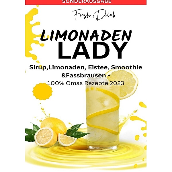 LIMONADEN LADY Sirup,Limonaden, Eistee, Smoothie &Fassbrausen -100% Omas Rezepte 2023: Sirup-Kochbuch-Limonadenrezepte-Fruchtige Getränke ... Rezepte-Kreative Mixgetränke - SONDERAUSGABE, JAMES THOMAS BATLER