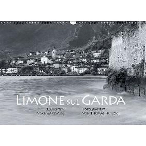 Limone sul Garda schwarzweiß (Wandkalender 2016 DIN A3 quer), Thomas Herzog