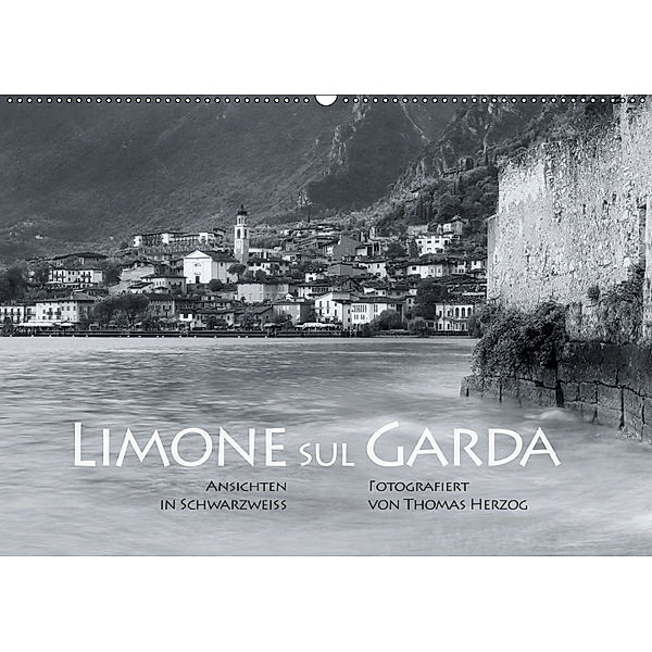 Limone sul Garda schwarzweiß (Wandkalender 2019 DIN A2 quer), Thomas Herzog