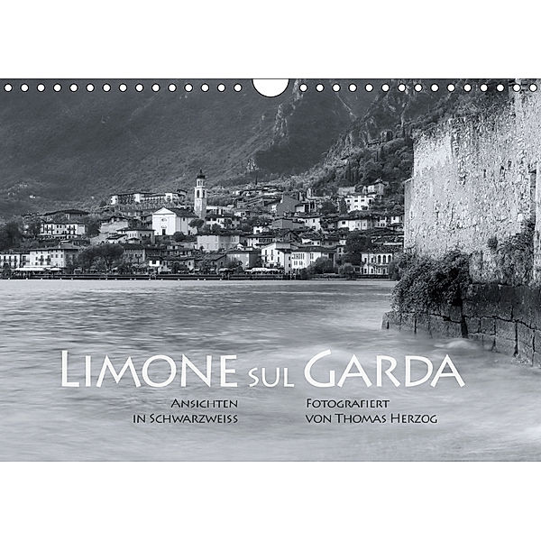 Limone sul Garda schwarzweiß (Wandkalender 2019 DIN A4 quer), Thomas Herzog