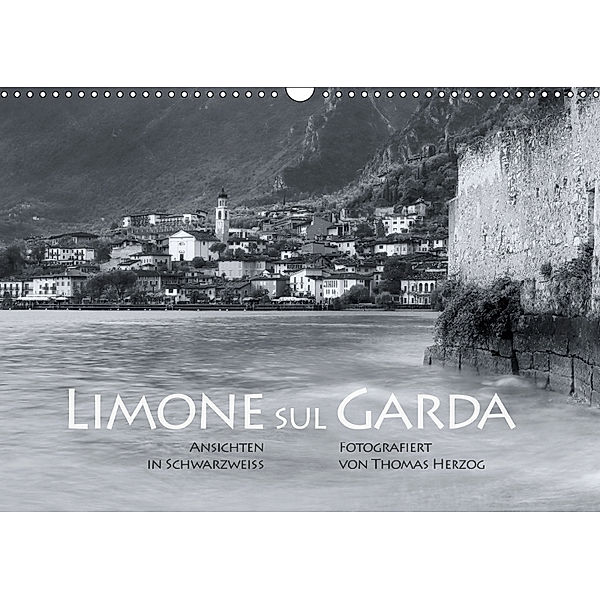 Limone sul Garda schwarzweiß (Wandkalender 2019 DIN A3 quer), Thomas Herzog