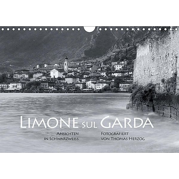 Limone sul Garda schwarzweiß (Wandkalender 2020 DIN A4 quer), Thomas Herzog