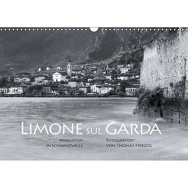 Limone sul Garda schwarzweiß (Wandkalender 2020 DIN A3 quer), Thomas Herzog