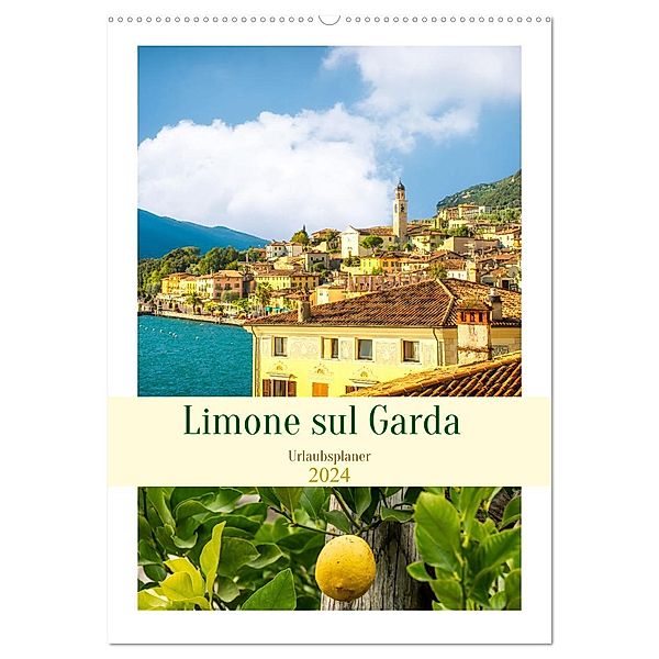 Limone sul Garda - Urlaubsplaner (Wandkalender 2024 DIN A2 hoch), CALVENDO Monatskalender, Calvendo, Nina Schwarze