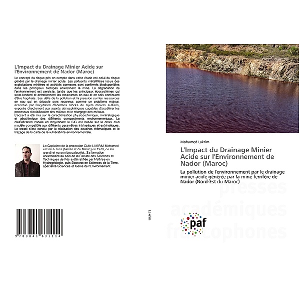 L'Impact du Drainage Minier Acide sur l'Environnement de Nador (Maroc), Mohamed Lakrim