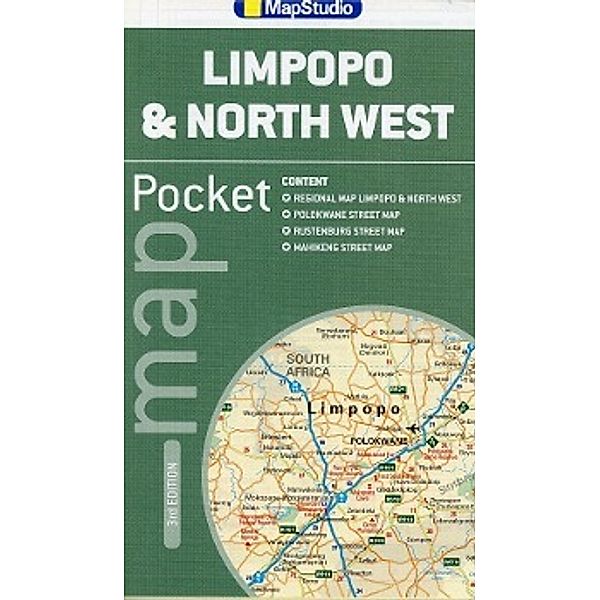 Limpopo & North West Pocket Map  1 : 1 800 000