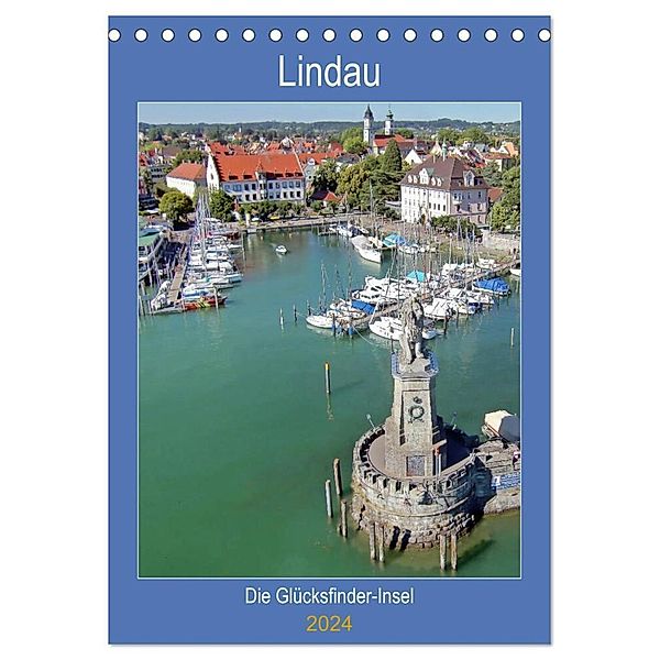 Lindau. Die Glücksfinder-Insel (Tischkalender 2024 DIN A5 hoch), CALVENDO Monatskalender, Martina Marten