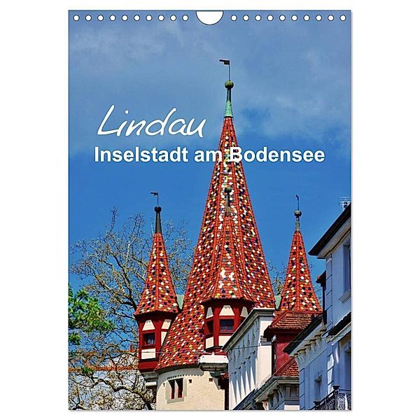 Lindau - Inselstadt am Bodensee (Wandkalender 2024 DIN A4 hoch), CALVENDO Monatskalender, Thomas Bartruff