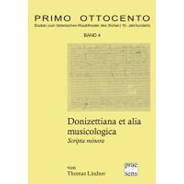 Lindner, T: Donizettiana et alia musicologica, Thomas Lindner