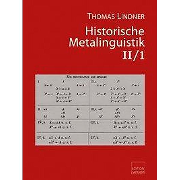 Lindner, T: Historische Metalinquistik, Thomas Lindner