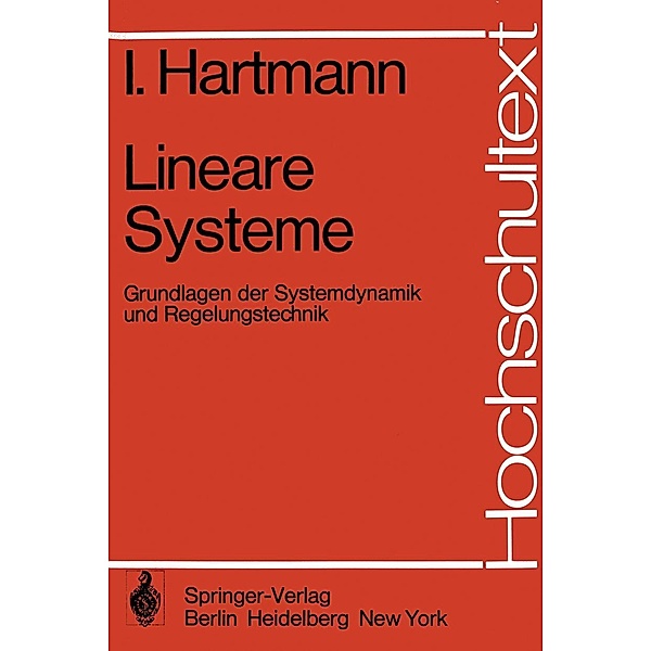 Lineare Systeme / Hochschultext, I. Hartmann