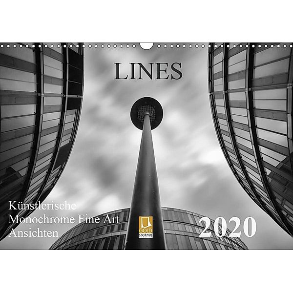 LINES - Künstlerische Monochrome Fine Art Ansichten (Wandkalender 2020 DIN A3 quer), Thomas Will