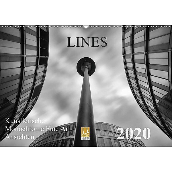 LINES - Künstlerische Monochrome Fine Art Ansichten (Wandkalender 2020 DIN A2 quer), Thomas Will