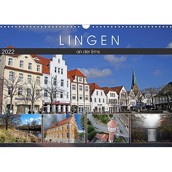 LINGEN an der Ems (Wandkalender 2022 DIN A3 quer), SchnelleWelten