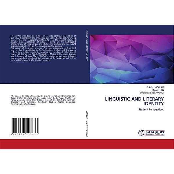 LINGUISTIC AND LITERARY IDENTITY, Cristina Nicolae, Bianca Han, Smaranda tefanovici