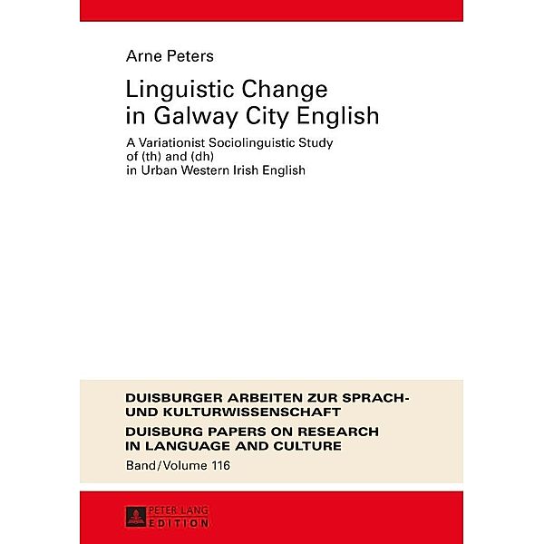 Linguistic Change in Galway City English, Arne Peters