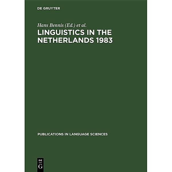 Linguistics in the Netherlands 1983