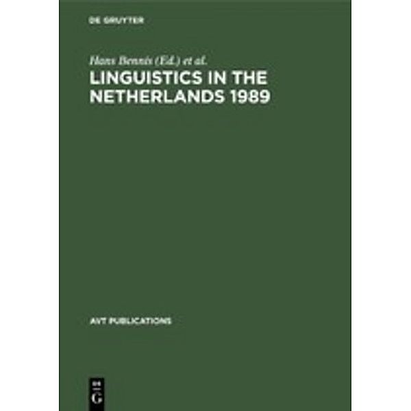 Linguistics in the Netherlands 1989