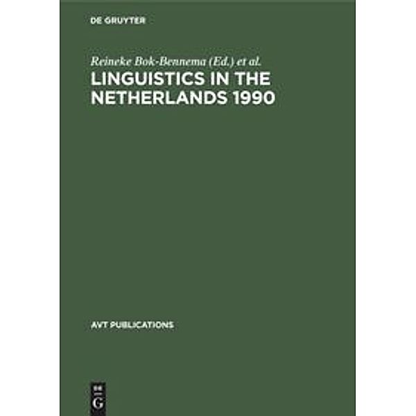 Linguistics in the Netherlands 1990