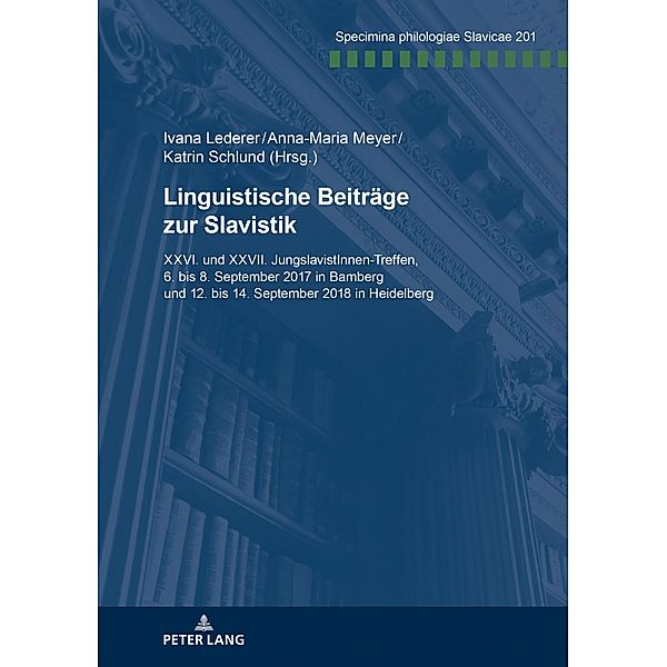 Linguistische Beitraege zur Slavistik