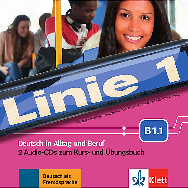 Linie 1 - Kurs- und Übungsbuch B1.1,2 Audio-CDs, Stefanie Dengler, Ludwig Hoffmann, Susan Kaufmann, Ulrike Moritz, Margret Rodi, Lutz Rohrmann, Paul Rusch, Ralf Sonntag