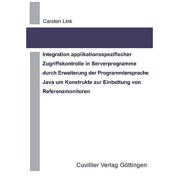 Link, C: Integration applikationsspezifischer Zugriffskontro, Carsten Link