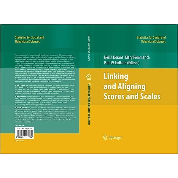 Linking and Aligning Scores and Scales / Statistics for Social and Behavioral Sciences
