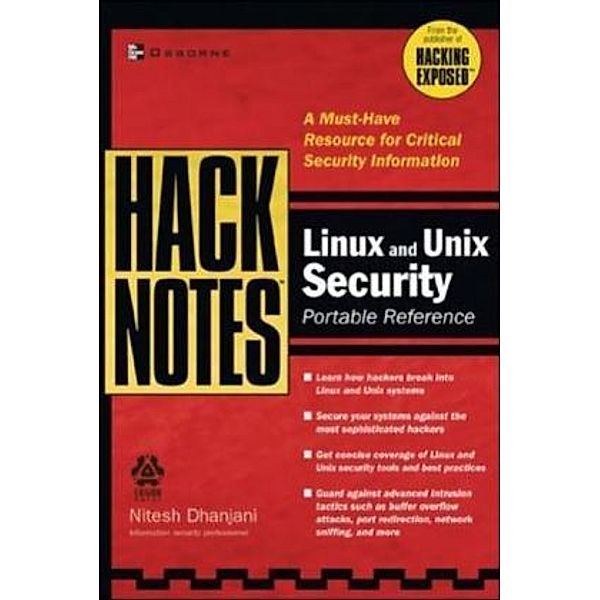 Linux and Unix Security Portable Reference, Nitesh Dhanjani