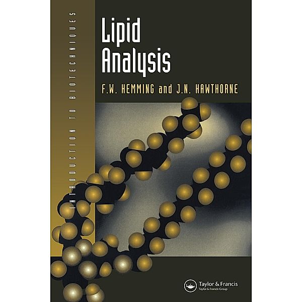 Lipid Analysis, F W Hemming, J N Hawthorne