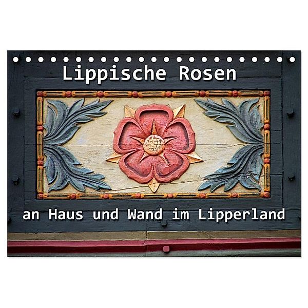 Lippische Rosen (Tischkalender 2025 DIN A5 quer), CALVENDO Monatskalender, Calvendo, Martina Berg